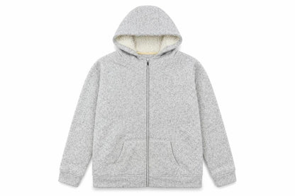 Warehouse Mens Grey Cotton Full Zip Hoodie Size XL