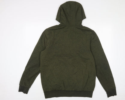 Mens UK Size S Slazenger Green Full Zip Hoodie