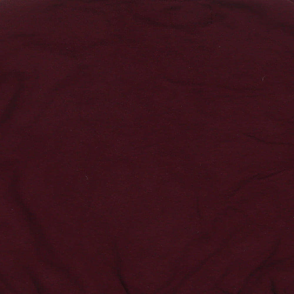 Womens UK Size S Pull&Bear Red Pullover Sweatshirt