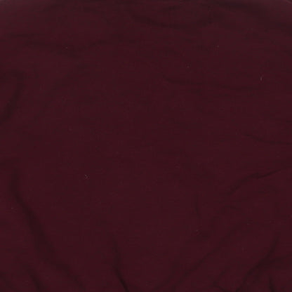 Womens UK Size S Pull&Bear Red Pullover Sweatshirt