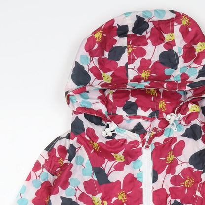 Kag in a bag Womens Pink Floral Jacket Size S Zip