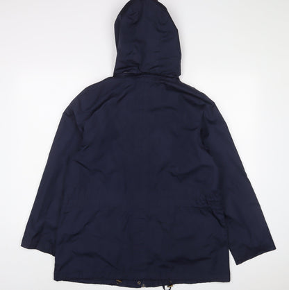 DASH Womens Blue Jacket Size 14 Zip