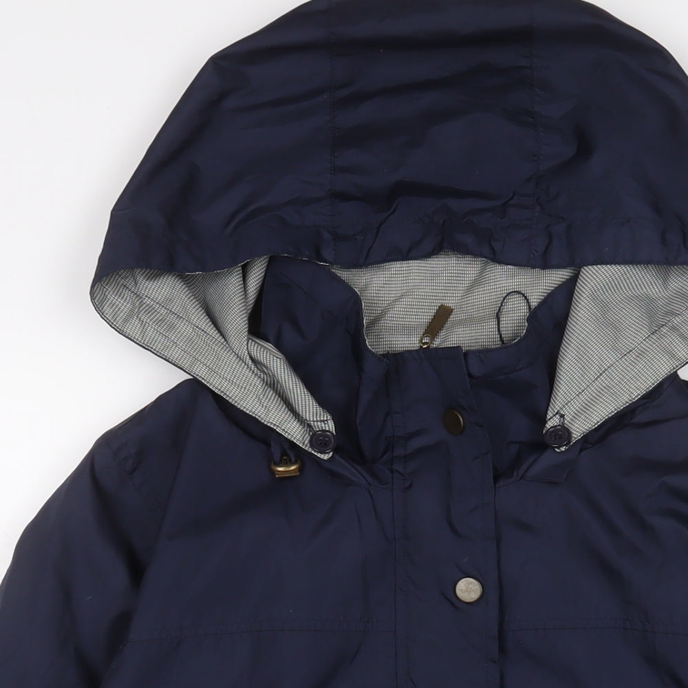 DASH Womens Blue Jacket Size 14 Zip