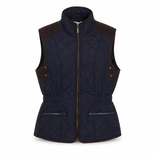 Claire Womens Blue Gilet Jacket Size 10 Zip