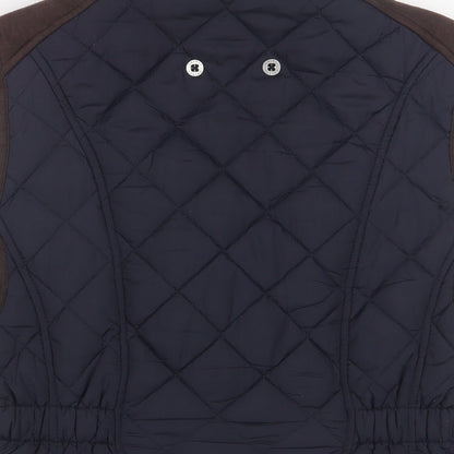 Claire Womens Blue Gilet Jacket Size 10 Zip