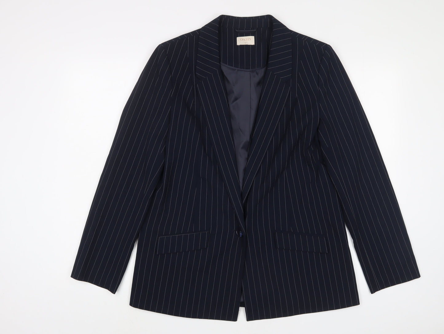Womens UK Size 12 Oasis Blue Jacket