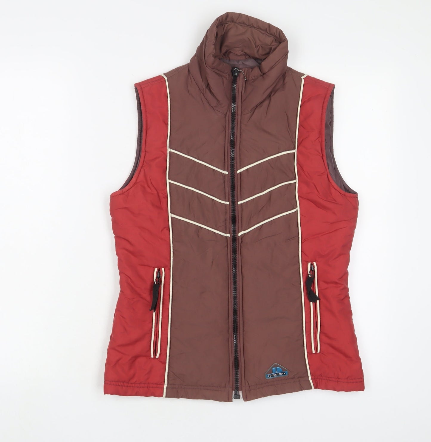 Womens UK Size 10 HOOCH Red Gilet