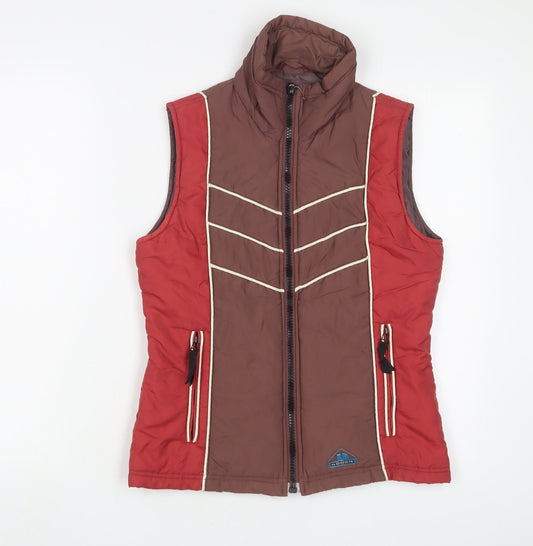 Womens UK Size 10 HOOCH Red Gilet