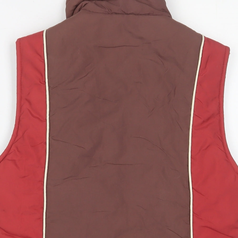 Womens UK Size 10 HOOCH Red Gilet