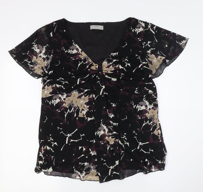 Womens UK Size 18 Marks and Spencer Black Camisole Button-Up