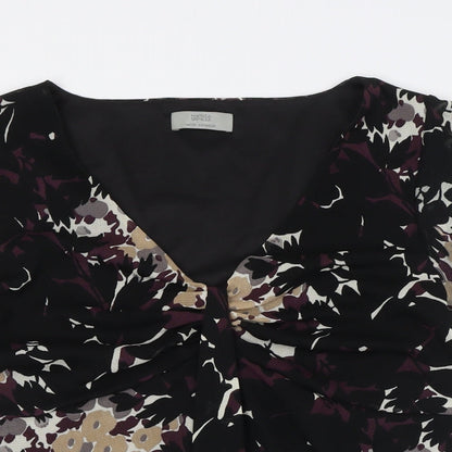 Womens UK Size 18 Marks and Spencer Black Camisole Button-Up