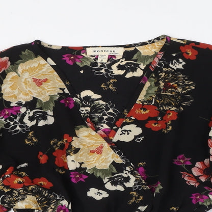 Womens UK Size S Monteau Multicoloured Basic Button-Up