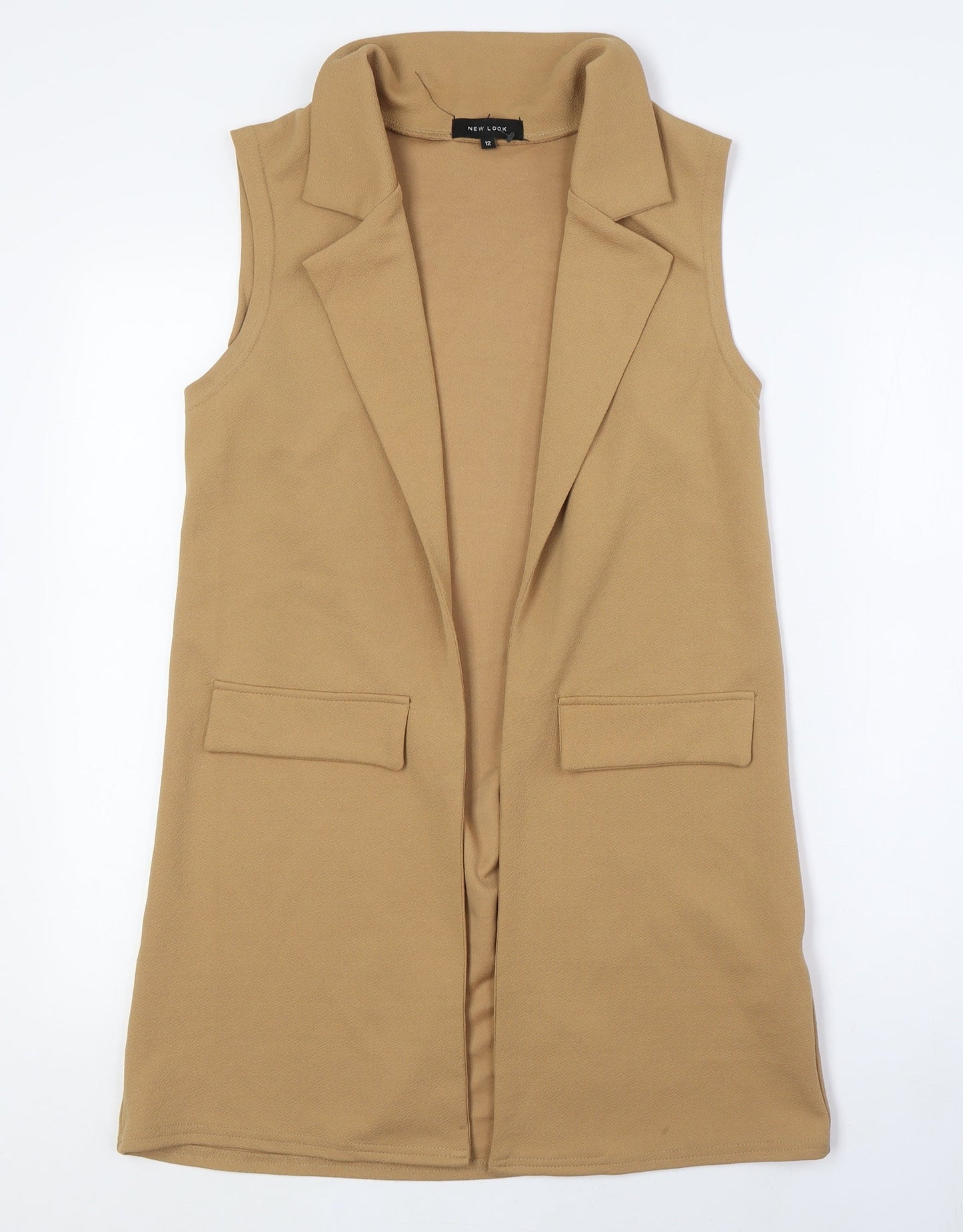 Womens UK Size 12 New Look Brown Gilet