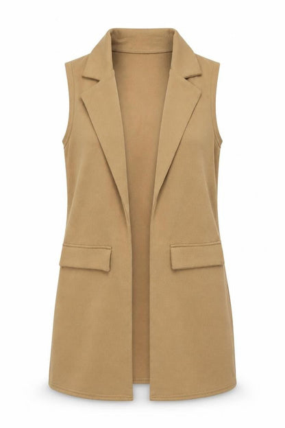 Womens UK Size 12 New Look Brown Gilet