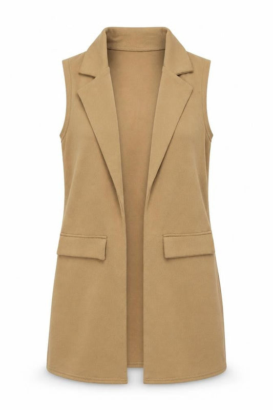 Womens UK Size 12 New Look Brown Gilet