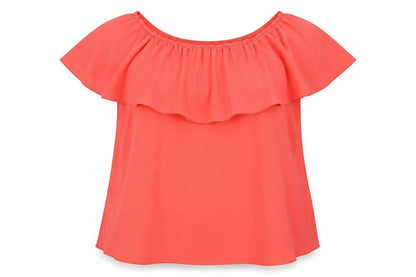 Womens UK Size 14 Evans Pink Basic Button-Up
