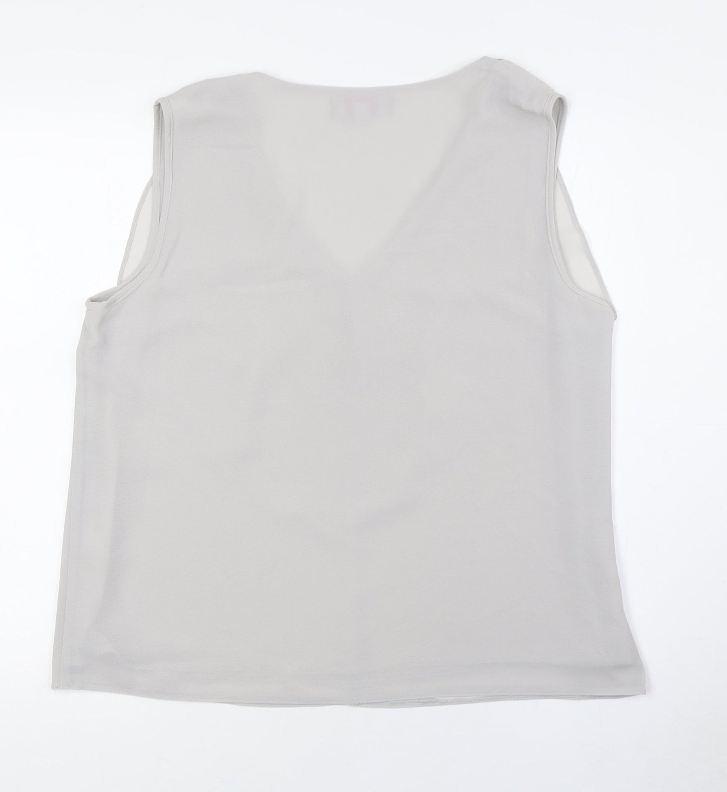 Womens UK Size 16 Dorothy Perkins Grey Camisole Button-Up