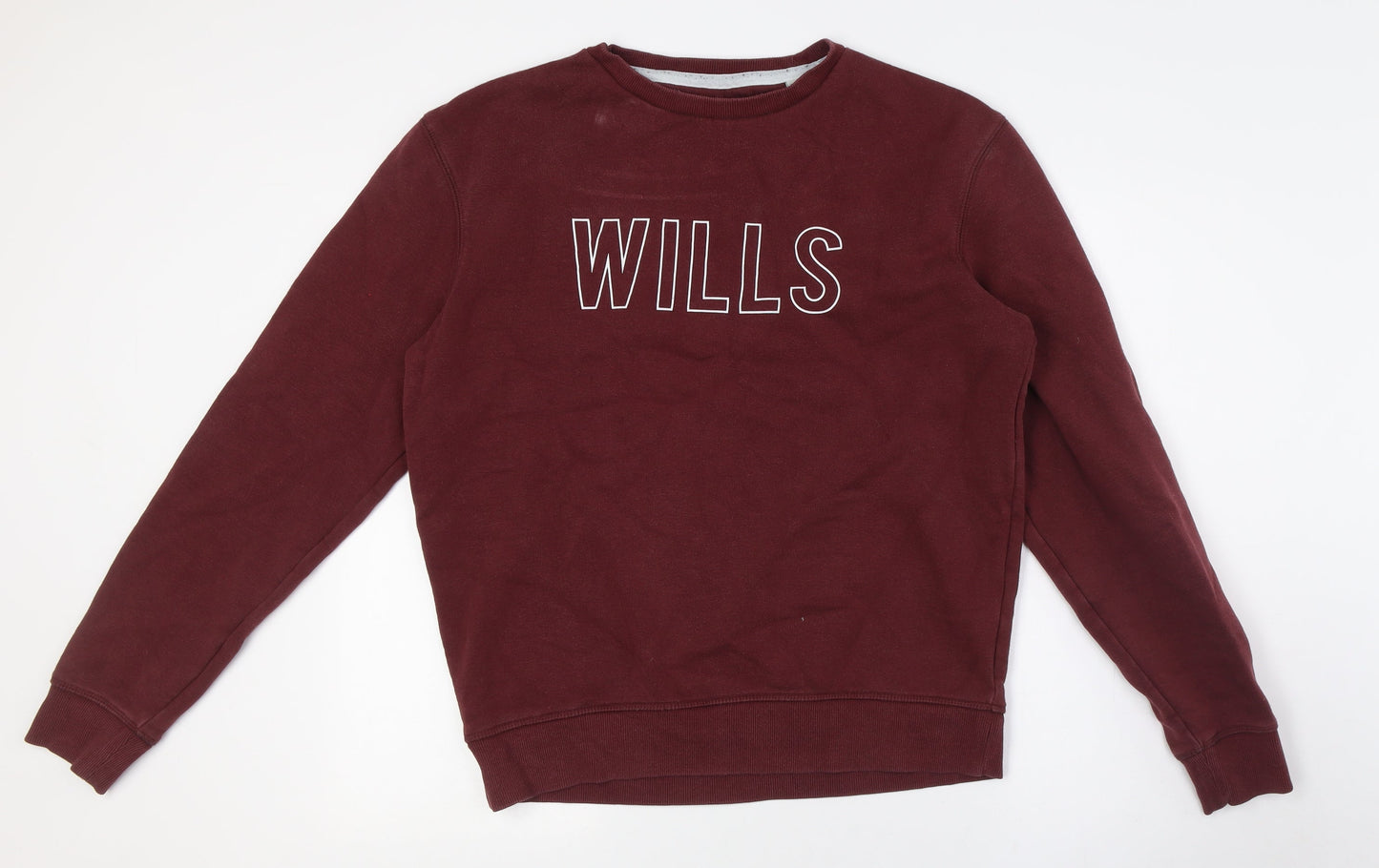Mens UK Size M Jack Wills Red Pullover Sweatshirt