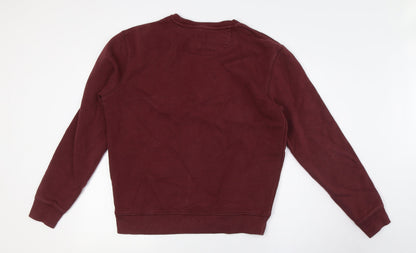 Mens UK Size M Jack Wills Red Pullover Sweatshirt