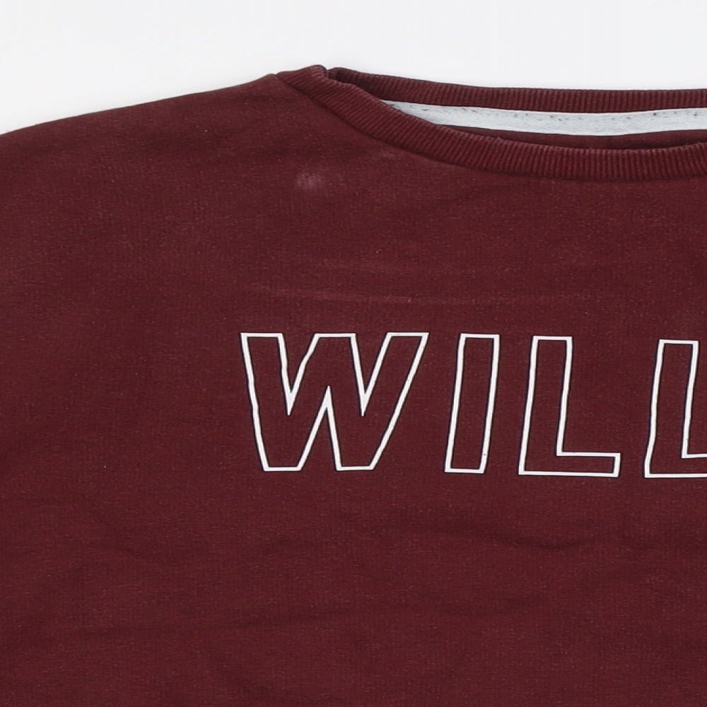 Mens UK Size M Jack Wills Red Pullover Sweatshirt