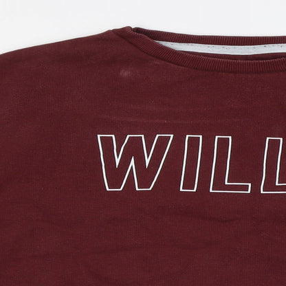 Mens UK Size M Jack Wills Red Pullover Sweatshirt