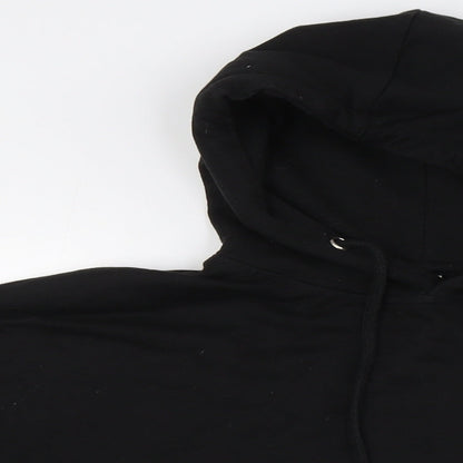 Vioiel Womens Black Cotton Pullover Hoodie Size 20