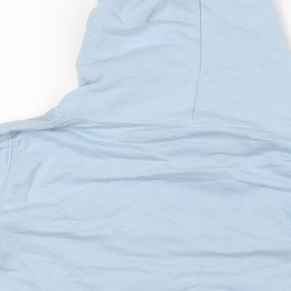 Longsands Girls Blue Cotton Pullover Hoodie Size S