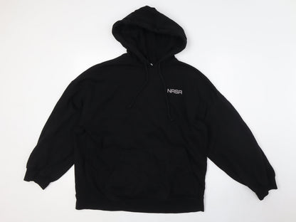 Mens UK Size M Divided by H&M Black Pullover Hoodie