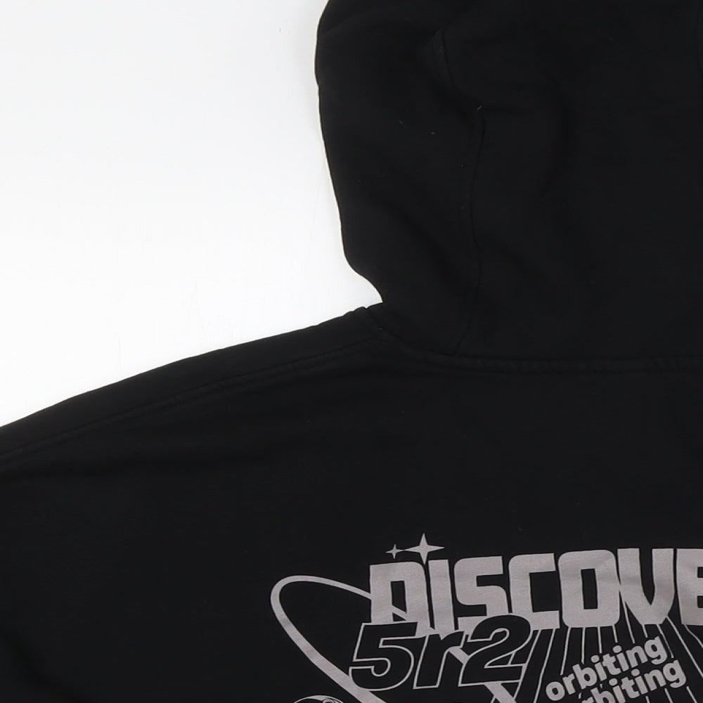 Mens UK Size M Divided by H&M Black Pullover Hoodie