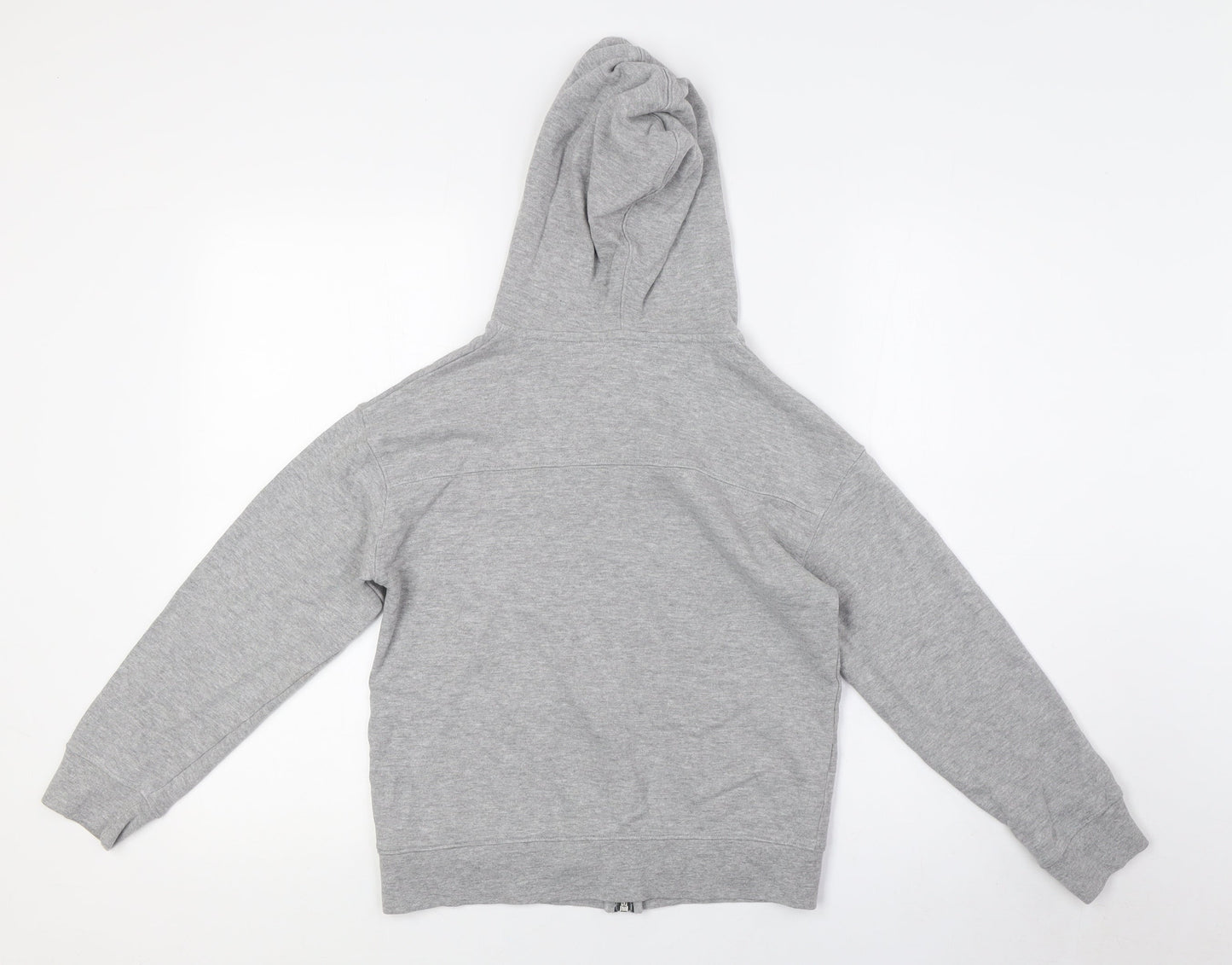 MNG Boys Grey Cotton Full Zip Hoodie Size 10 Years Zip