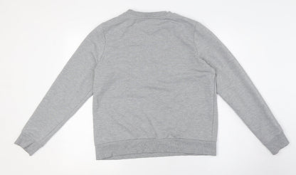 Warehouse Womens Grey Cotton Pullover Sweatshirt Size M - C'est La Vie