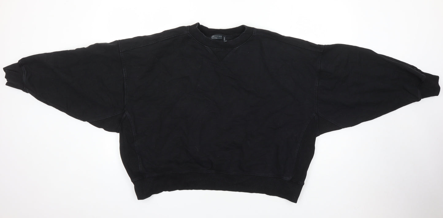 Womens UK Size 12 ASOS Black Pullover Sweatshirt