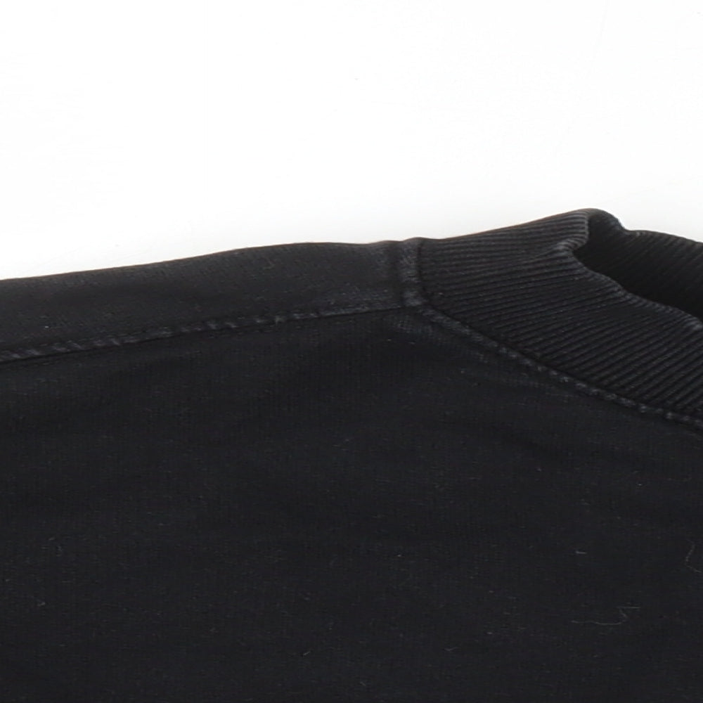 Womens UK Size 12 ASOS Black Pullover Sweatshirt