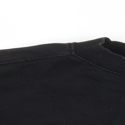 Womens UK Size 12 ASOS Black Pullover Sweatshirt