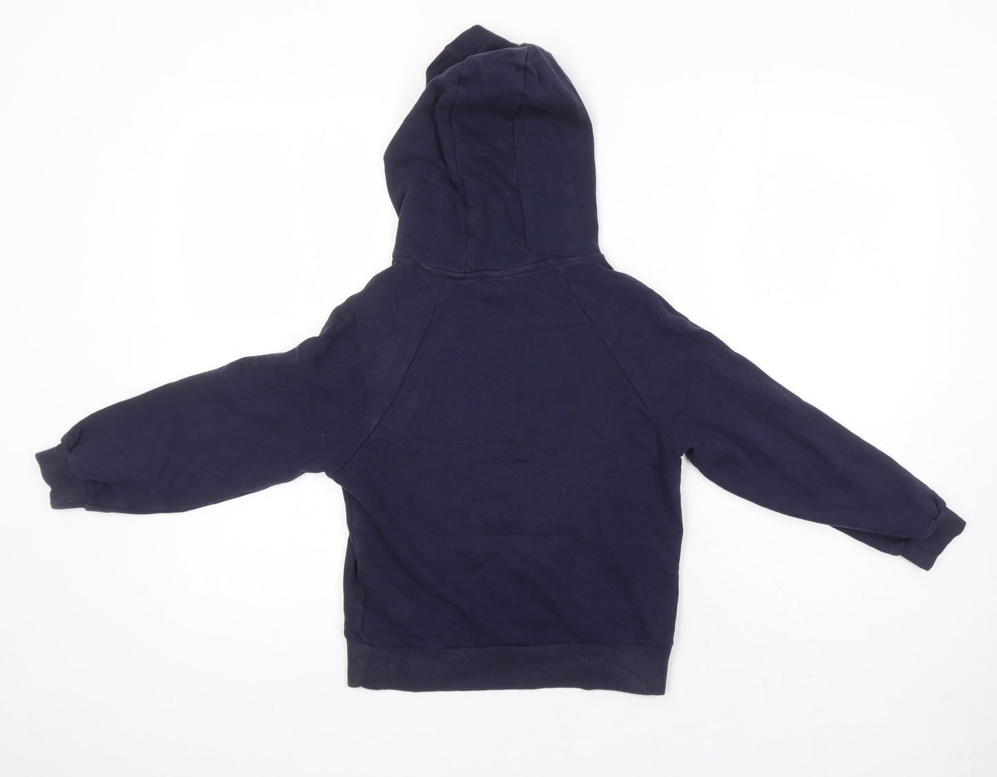 NEXT Girls Blue Cotton Pullover Hoodie Size 9 Years