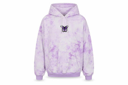 ROMWE Girls Purple Polyester Pullover Hoodie Size XS