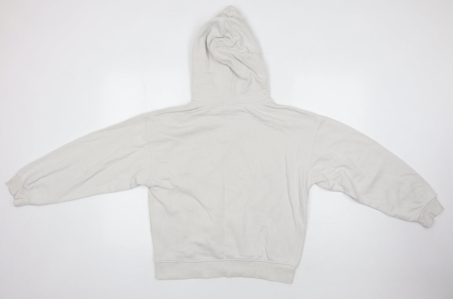 Zara Womens Beige Polyester Pullover Hoodie Size S