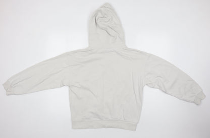 Zara Womens Beige Polyester Pullover Hoodie Size S