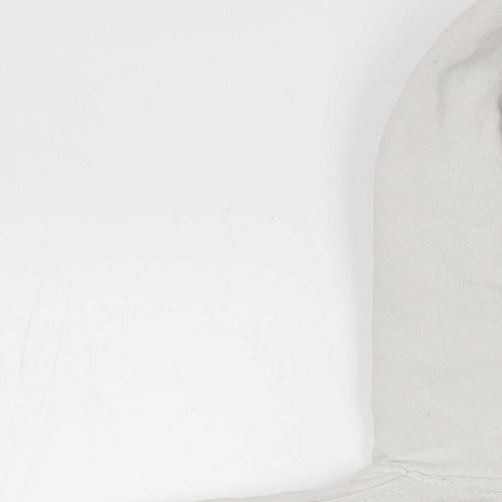 Zara Womens Beige Polyester Pullover Hoodie Size S