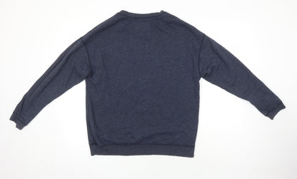 Hollister Womens Blue Polyester Pullover Sweatshirt Size XS