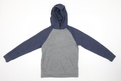 Tek Gear Boys Ivory Polyester Pullover Hoodie Size L