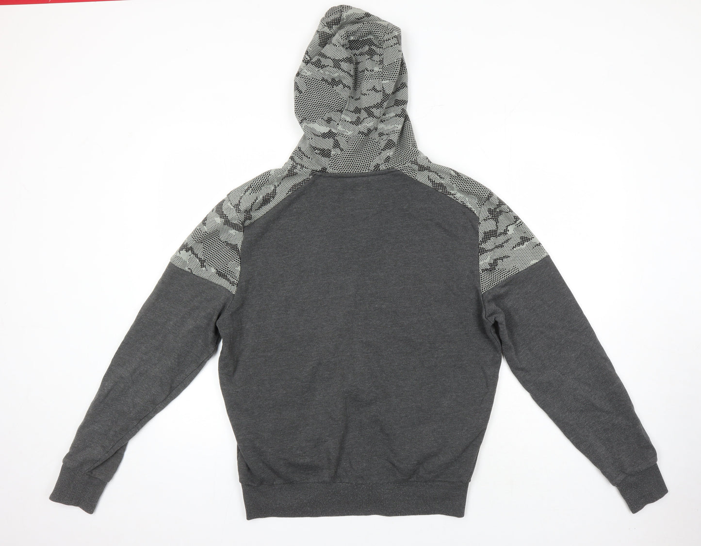 Mens UK Size M C&A Multicoloured Full Zip Hoodie