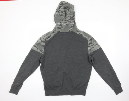 Mens UK Size M C&A Multicoloured Full Zip Hoodie