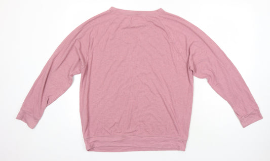 Womens UK Size M NEXT Pink Pullover Sweatshirt