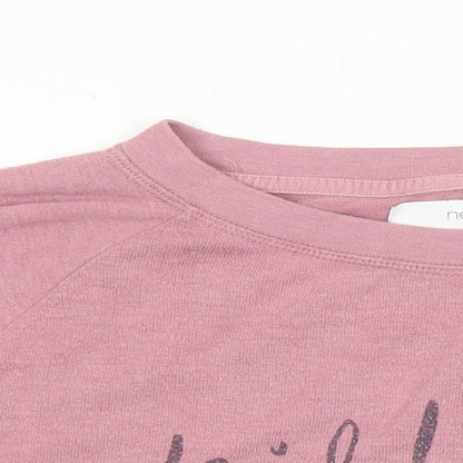 Womens UK Size M NEXT Pink Pullover Sweatshirt