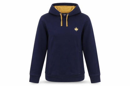 West Beach Womens Blue Cotton Pullover Hoodie Size M