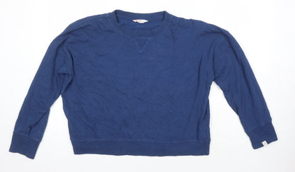 Womens UK Size L John Lewis Blue Pullover Sweatshirt