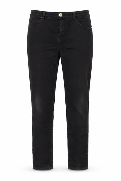 Womens UK Size 14 Dorothy Perkins Regular Fit Straight Black Jeans