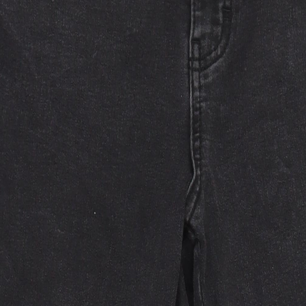 TU Womens Black Cotton Skinny Jeans Size 14 L27.5 in Regular