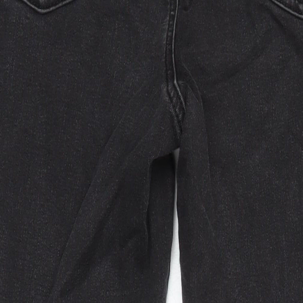 TU Womens Black Cotton Skinny Jeans Size 14 L27.5 in Regular